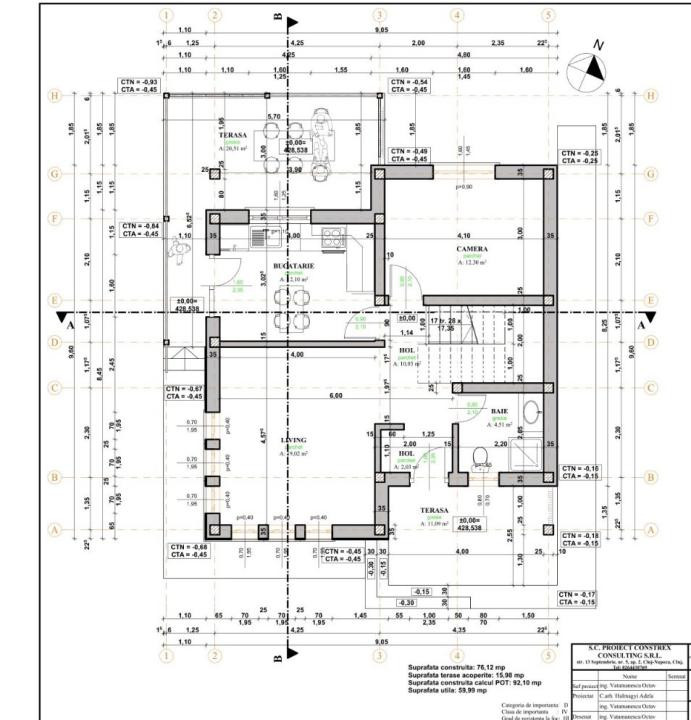 Casă individuală 120mp utili, 400mp teren, Construcție 2025
