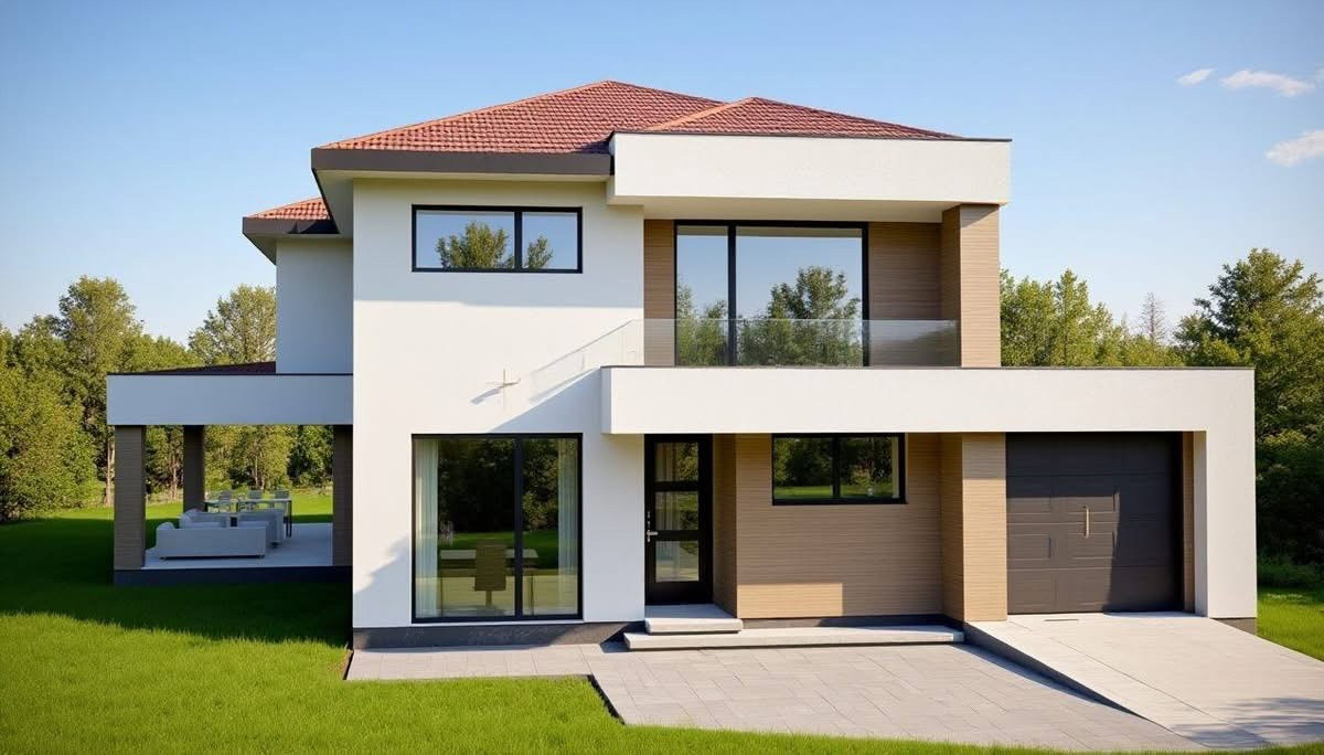 Proiect NOU!!! Casă individuală cu garaj Feleacu Cluj, 700mp teren 