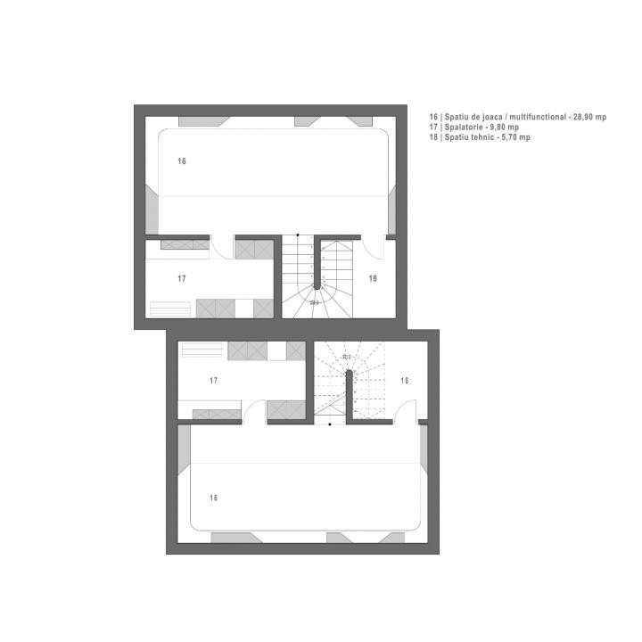 Duplex NZEB Dezmir, 180 mp + Subsol 50 mp, 300 mp teren, Panouri solare