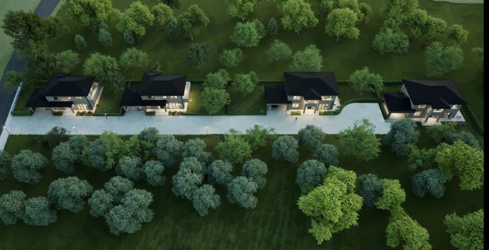 Casă individuală pasivă nZEB de vânzare în Florești, ansamblu exclusivisT