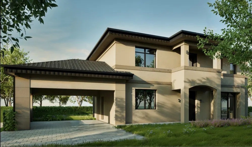 Casă individuală pasivă nZEB de vânzare în Florești, ansamblu exclusivist