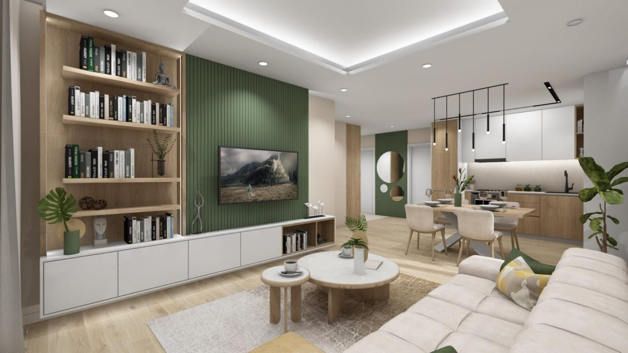 Apartament finisat | 3 camere | 2 băi | terasă 22,30mp | Între Lacuri 