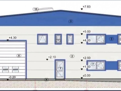 Teren autorizat pentru hala, acces TIR, zona Floresti - Luna
