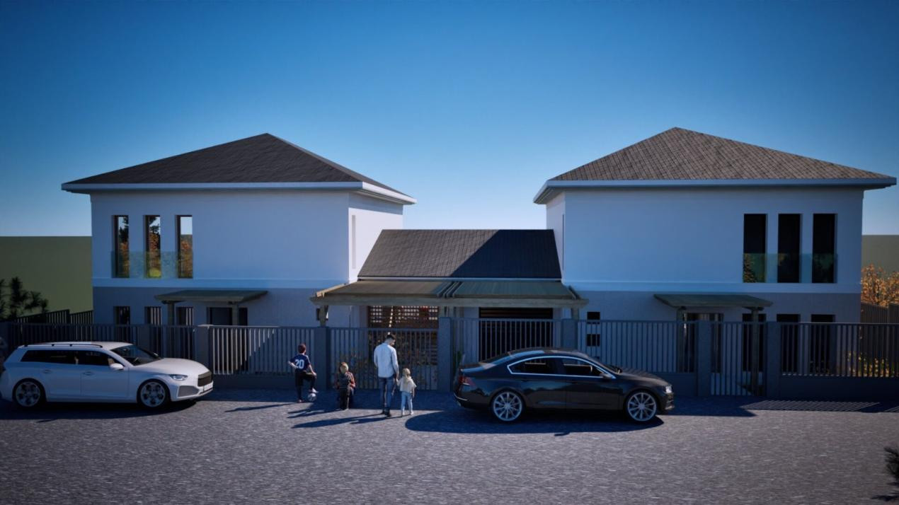 Teren 970 mp cu autorizație pentru 2 case Panorama deosebită, Zonă Ion Creanga