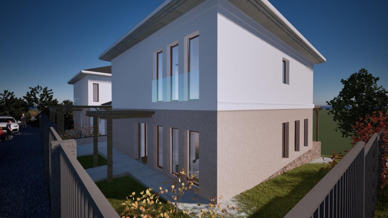 Teren 970 mp cu autorizație pentru 2 case Panorama deosebită, Zonă Ion Creanga