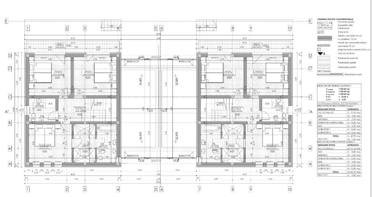 Teren 970 mp cu autorizație pentru 2 case Panorama deosebită, Zonă Ion Creanga