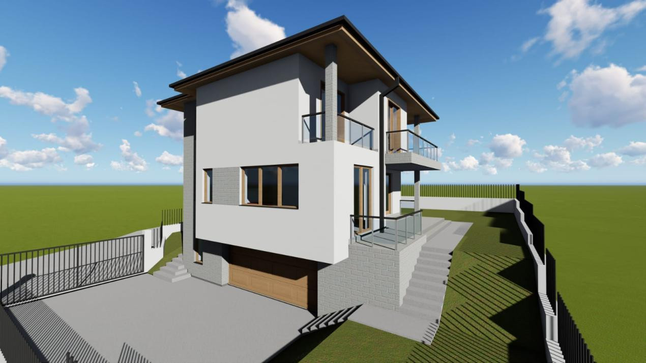 Complex rezidențial exclusiv de 3 case individuale moderne, Dezmir 