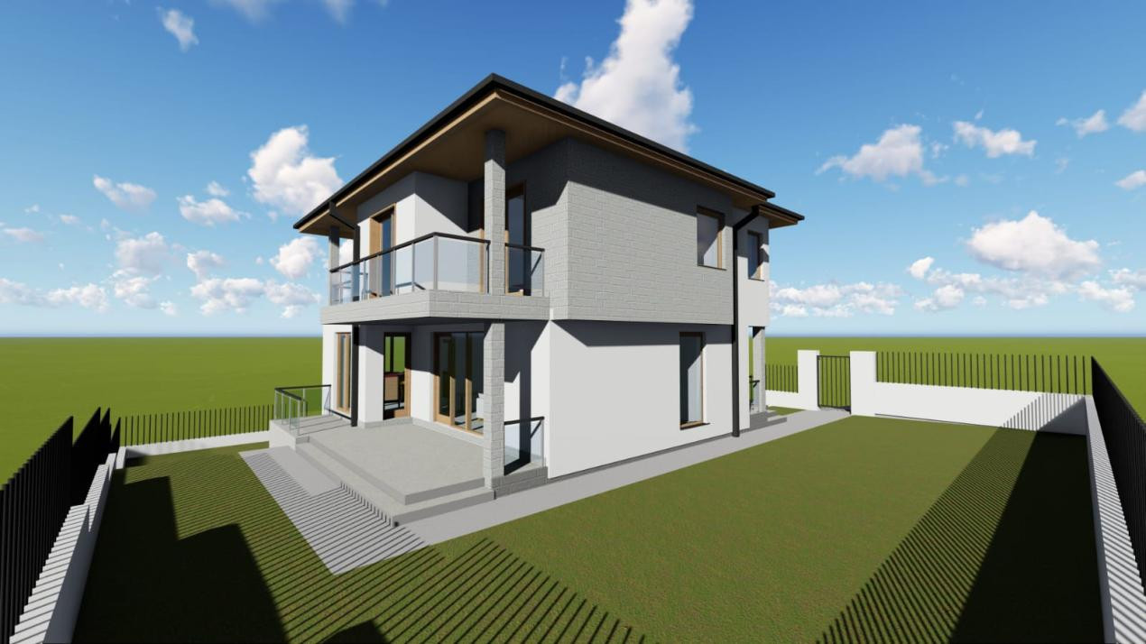 Complex rezidențial exclusiv de 3 case individuale moderne, Dezmir 