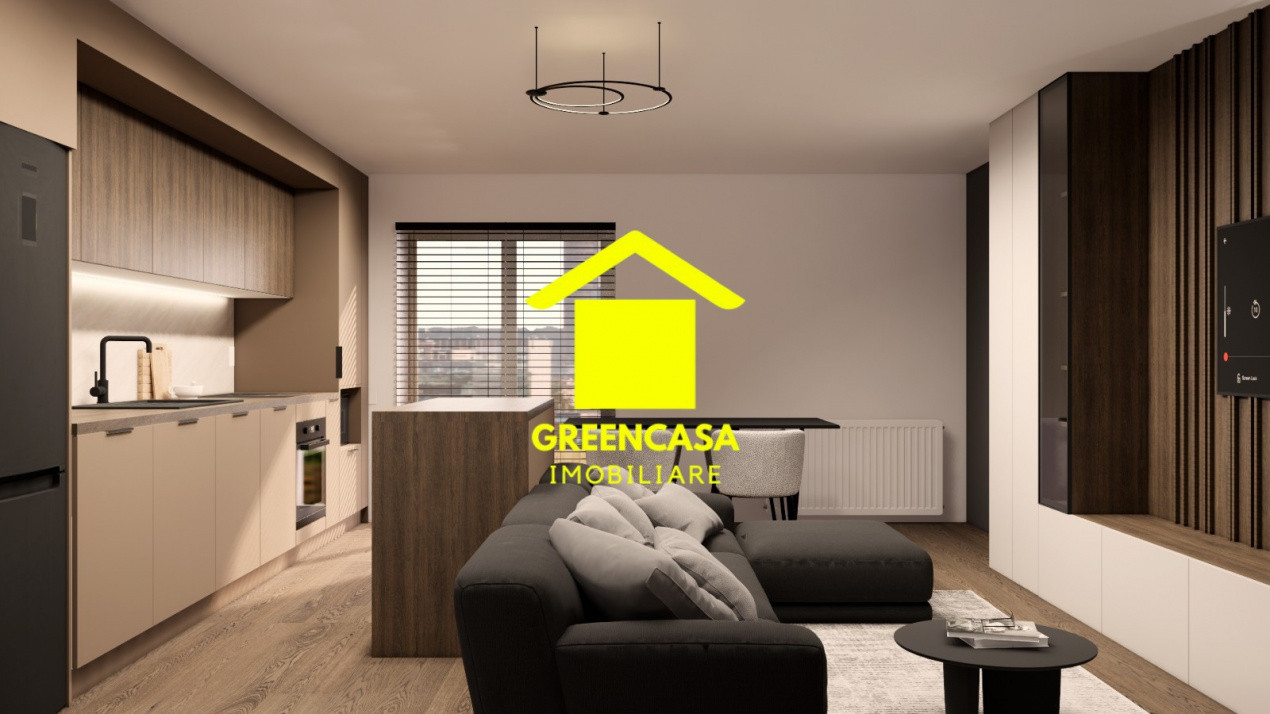Apartament 2 camere finisat, 52mp, Dambu Rotund