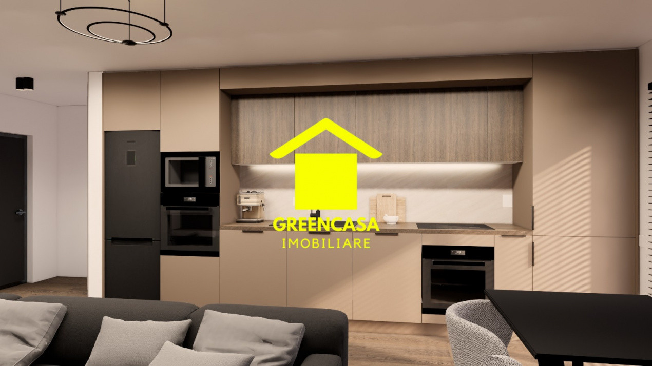 Apartament 2 camere finisat, 52mp, Dambu Rotund