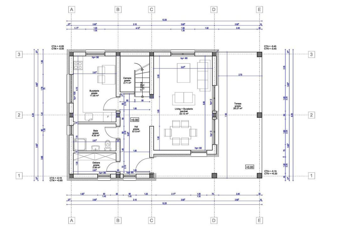 Casae individualea deosebita in Gilau, zona motelului, teren 800 mp!