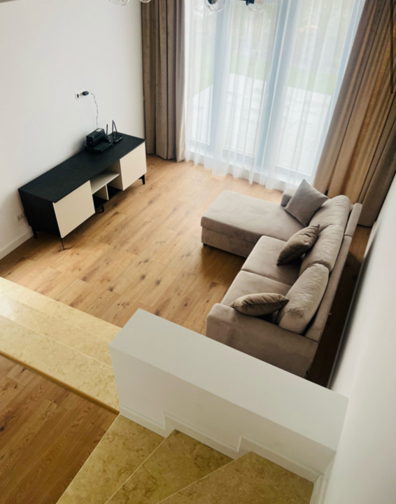 Duplex de închiriat – complet mobilat și utilat | 3 dormitoare, garaj, terasă