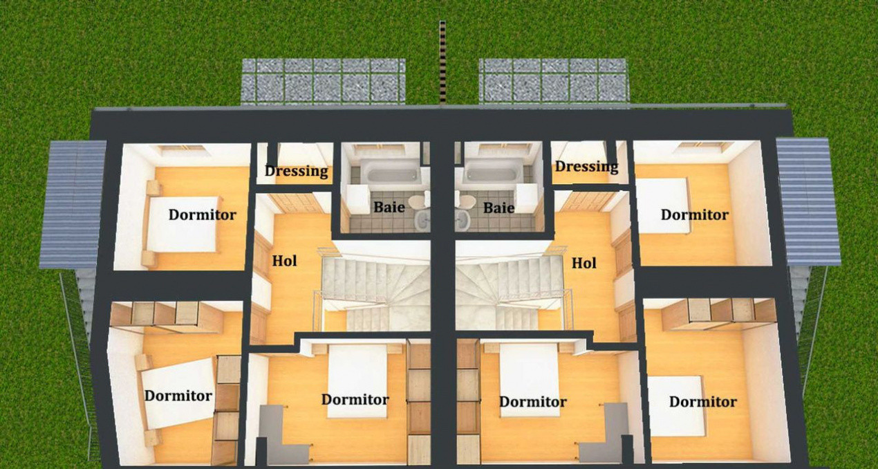 Duplex modern în zona Oașului, ideal pentru o familie, investiție 