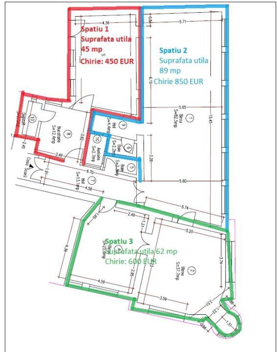 Spatiu comercial de inchiriat in Cluj-Napoca, centru