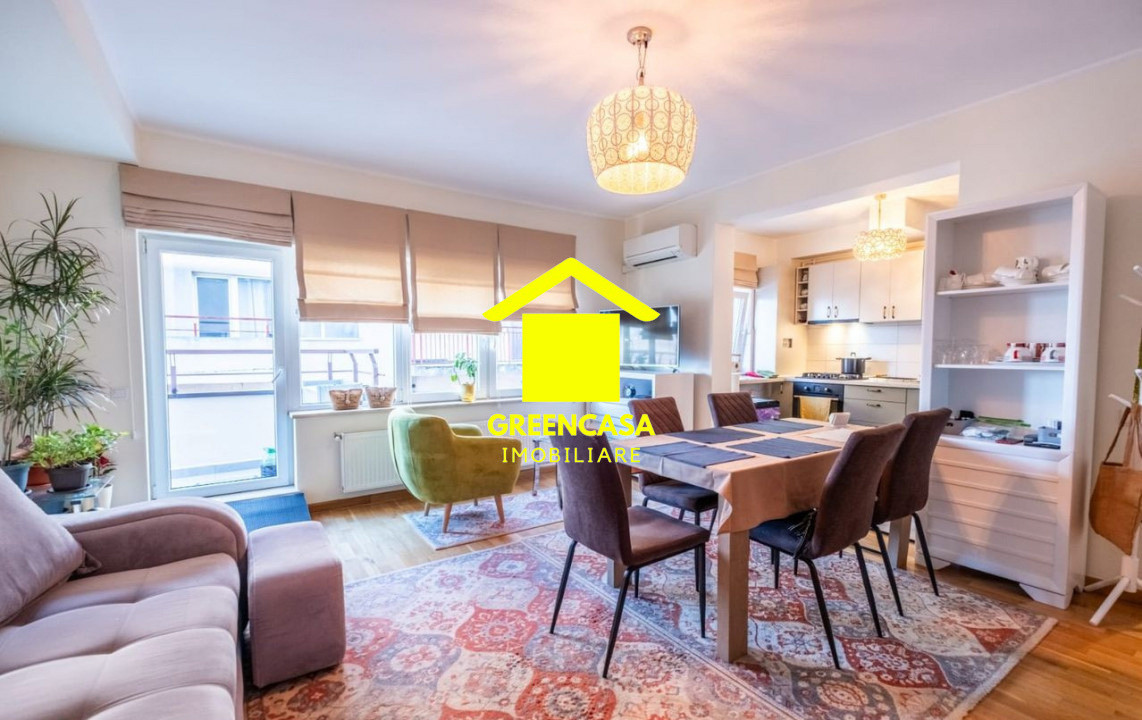Apartament 2 camere,59 mp,terasă 46 mp,balcon,garaj,zona VIVO