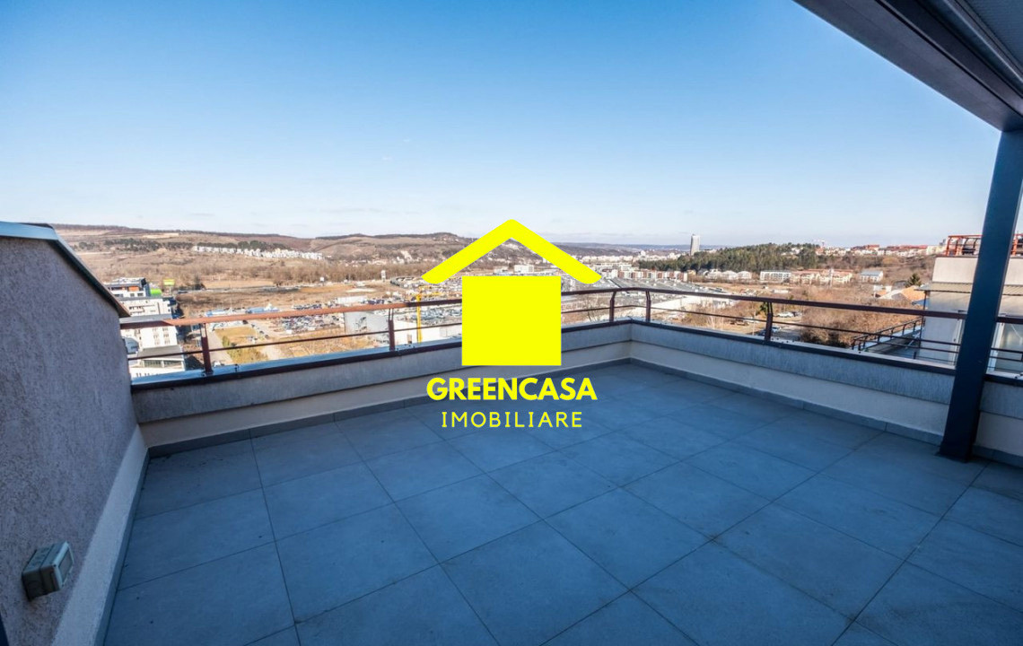 Apartament 2 camere,59 mp,terasă 46 mp,balcon,garaj,zona VIVO
