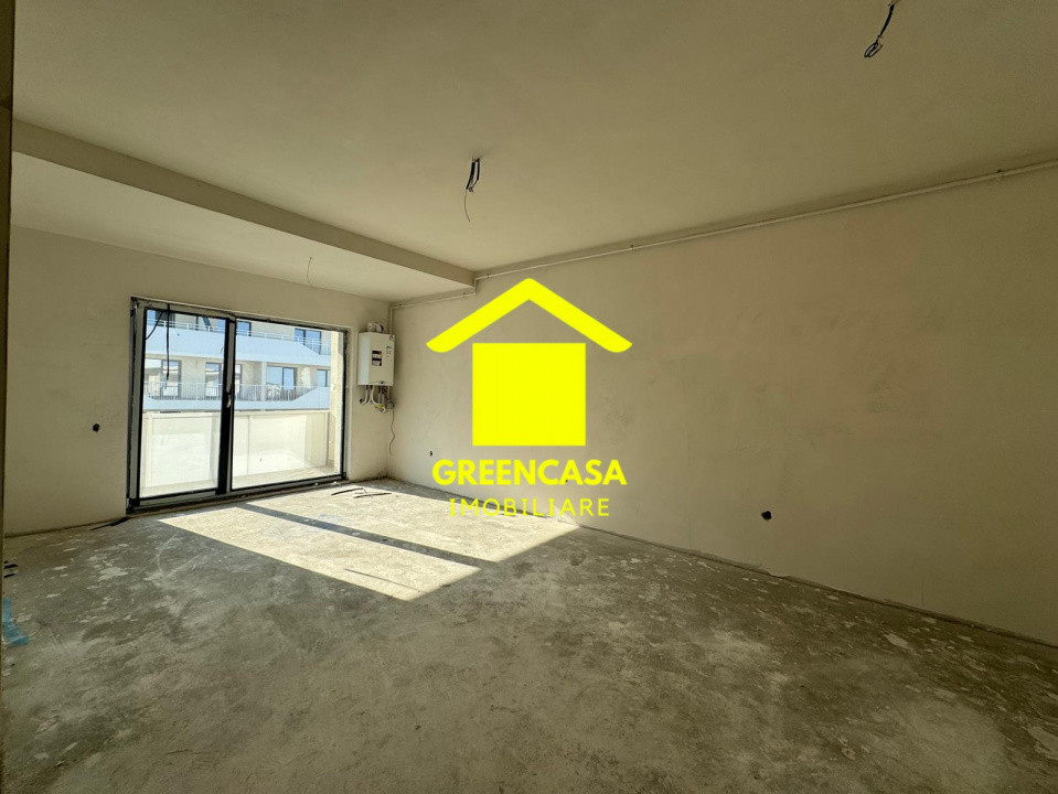 Apartament semifinisat 2 camere + balcon, bloc nou, zona Eroilor