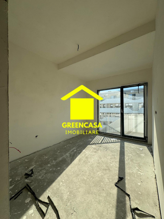 Apartament semifinisat 2 camere + balcon, bloc nou, zona Eroilor