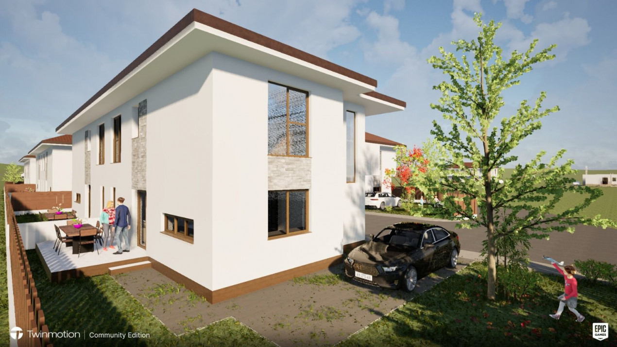 Case tip duplex , Florești 