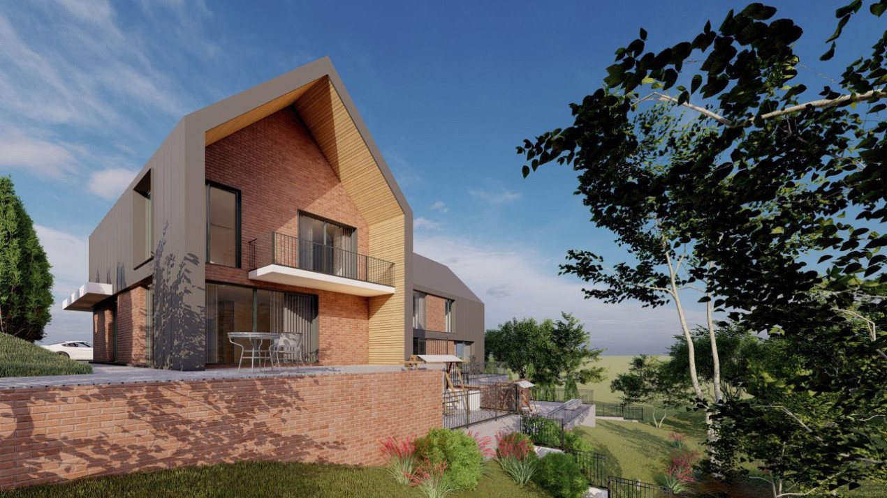 Casă ultramodernă de 5 camere, 165mp utili, teren de 500mp, Popesti