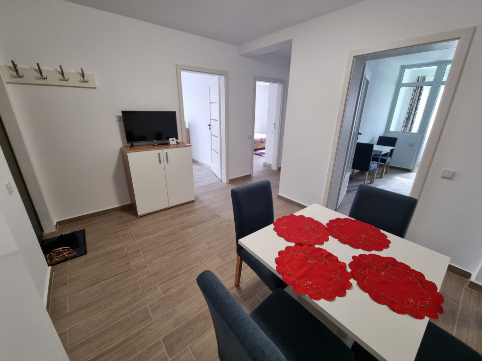 Apartament 3 camere, living generos,bloc nou 2023,finisat mobilat cu parcare