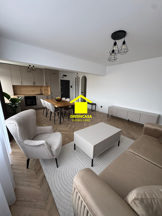 Apartament modern 3 camere, 65mp, balcon 8mp, faleza Somes, Grigorescu