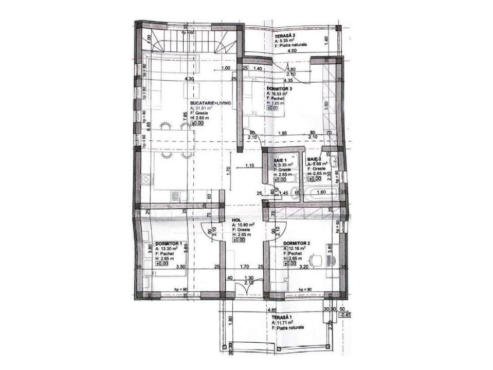 Casa individuală, 132mp utili, 5 camere, Campenesti