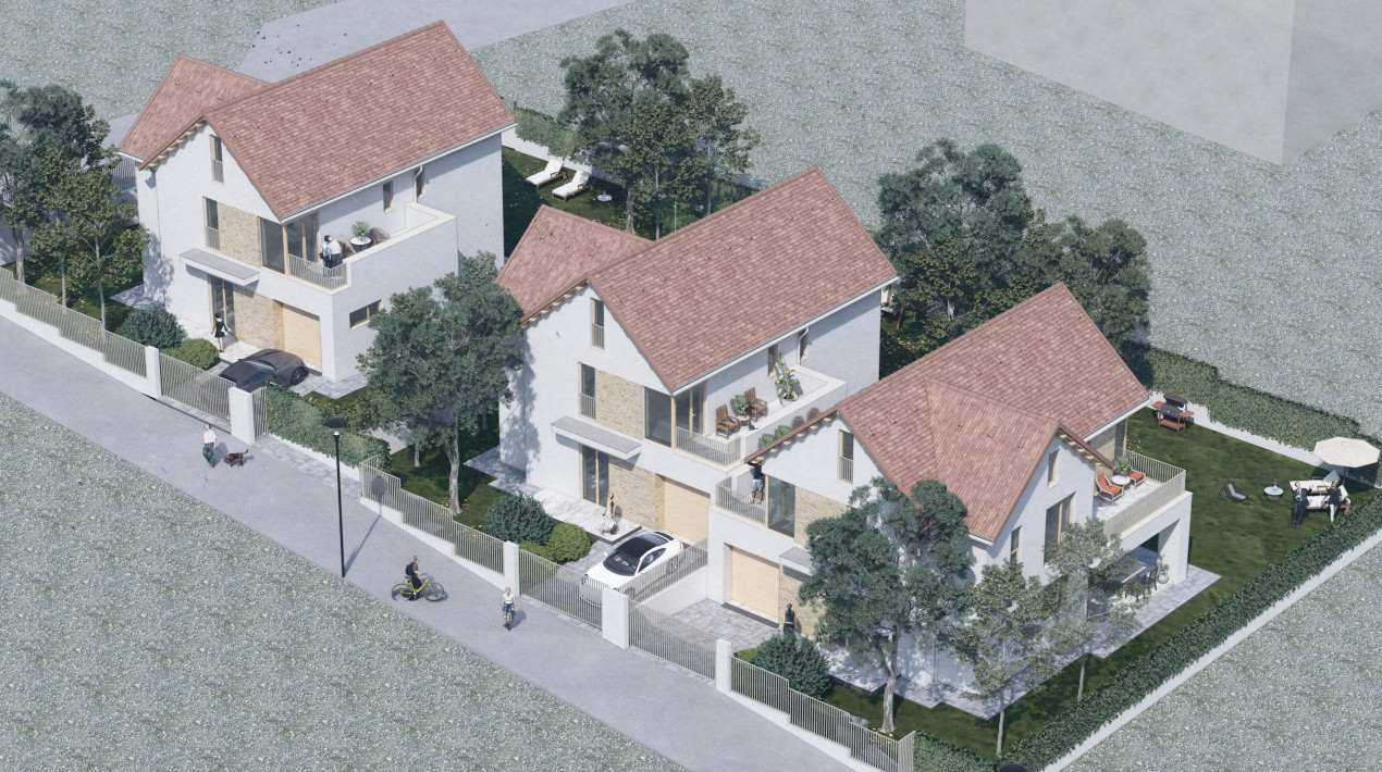 Casa cu garaj, Chinteni, 425mp teren, 146mp utili 