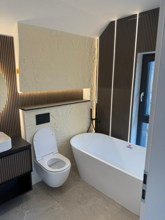 Ansamblu exclusivist! Casă FINISATA individuala, 165mp, teren 500mp, Popesti