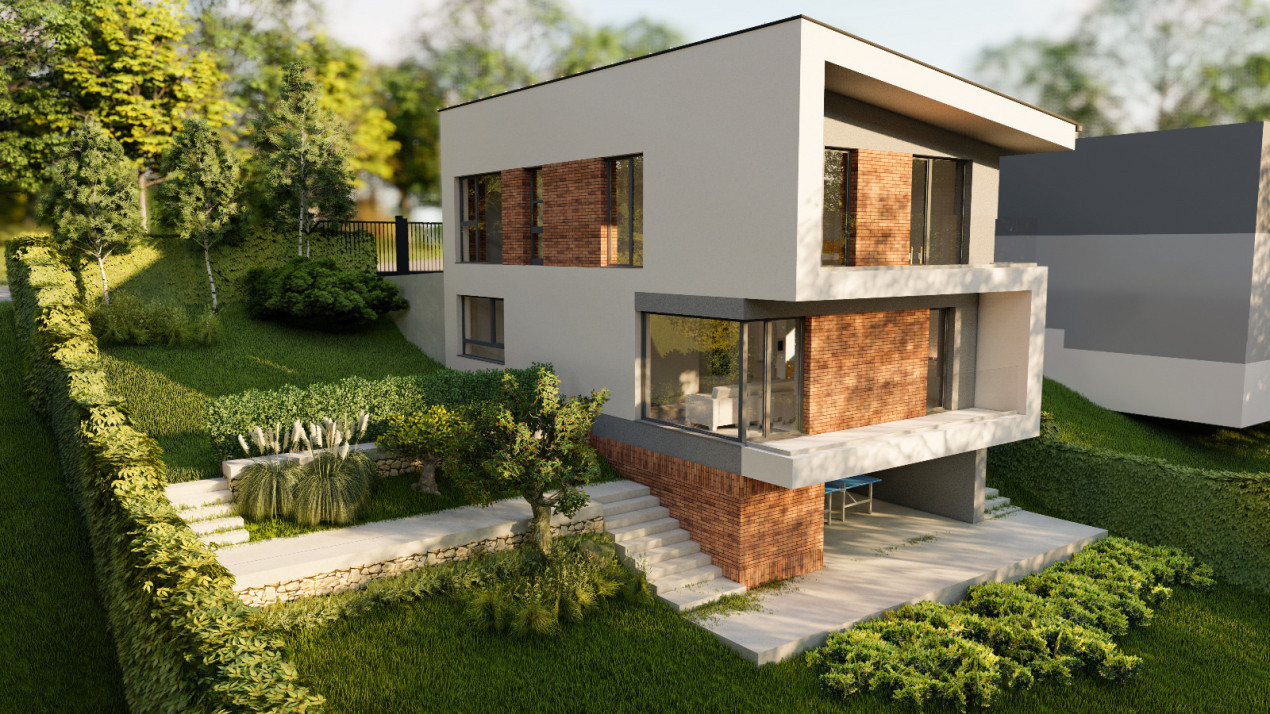 Casa individuală, 170mp utili, 600mp teren, Popești 