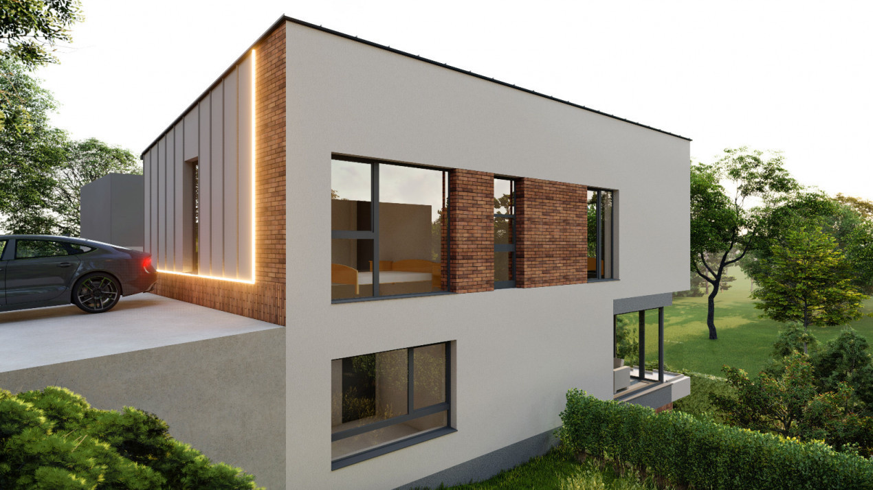 Casa individuală, 170mp utili, 600mp teren, Popești 