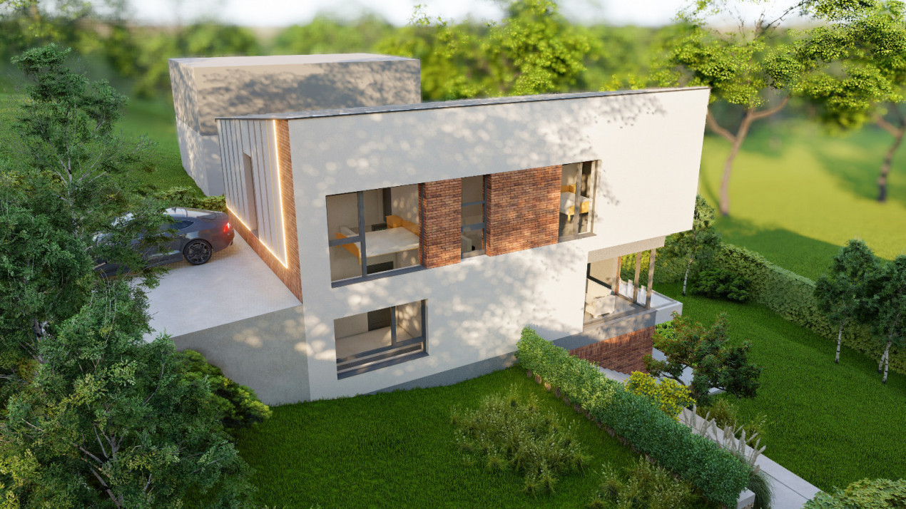 Casa individuală, 170mp utili, 600mp teren, Popești 