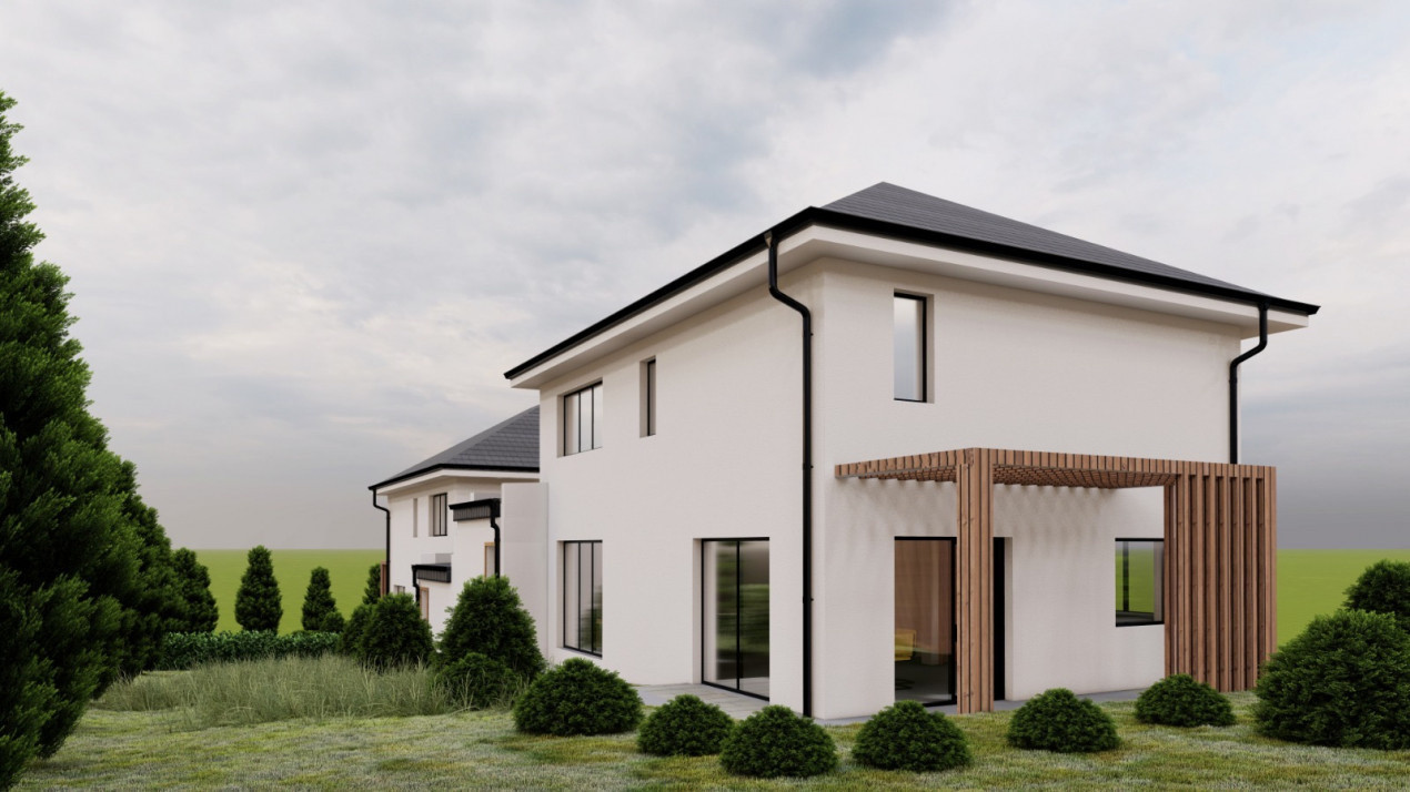 Casa cu garaj, Chinteni, 140mp utili,453mp teren 