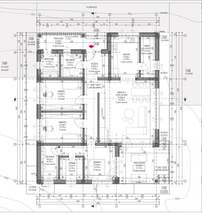 Casa individuală, Popești Deal, 120mp utili