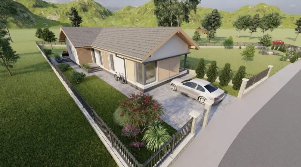 Teren in CHINTENI intravilan 554/mp cu proiect de CASA/parter
