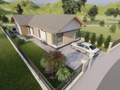 Teren in CHINTENI intravilan 554/mp cu proiect de CASA/parter