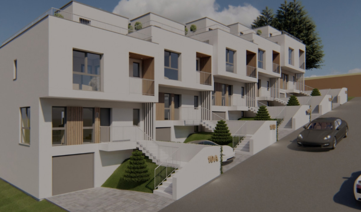 Duplex Panoramic, 120 mp, 160 teren, terasa circulabila, zona Teilor