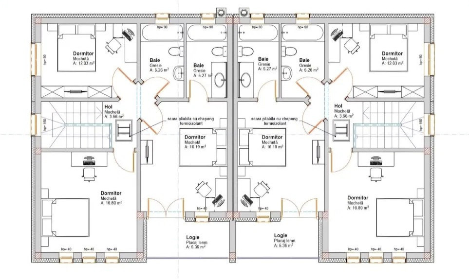 Teren în CHINTENI teren intravilan, 713 mp, cu proiect de DUPLEX