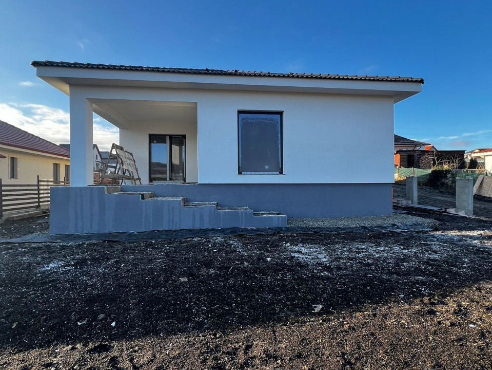 Casa pe un nivel, 130mp utili, 475mp teren