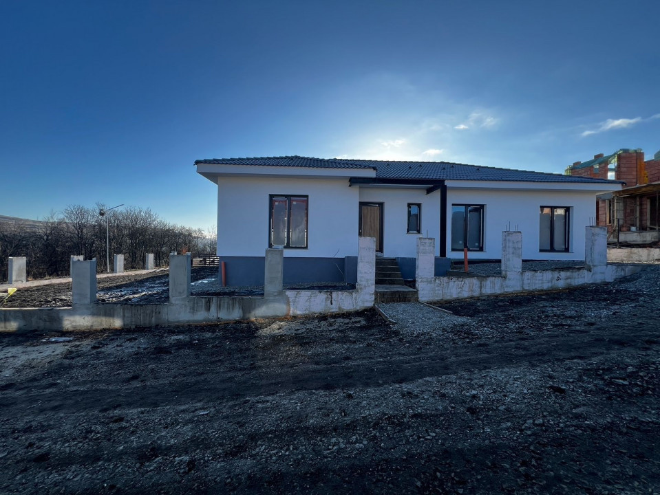 Casa pe un nivel, 130mp utili, 475mp teren