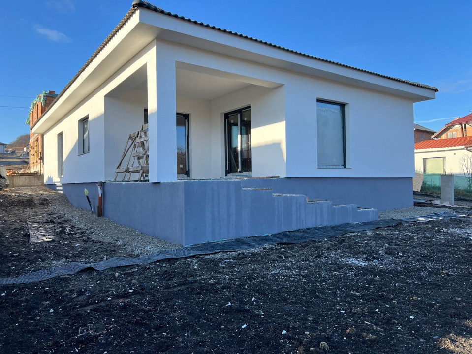Casa pe un nivel, 130mp utili, 475mp teren