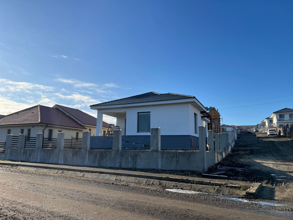 Casa pe un nivel, 130mp utili, 475mp teren
