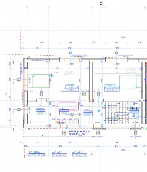 Casa tip duplex, Dambul Rotund, cu view superb 