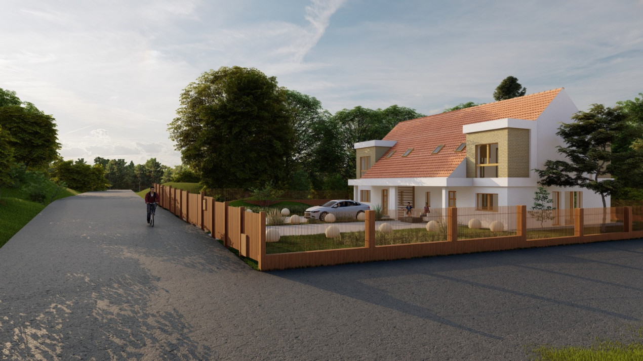 Duplex de vânzare, 118mp utili, 325mp teren pe unitate