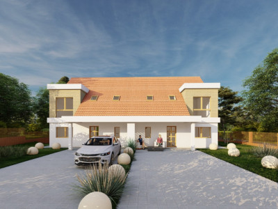 Duplex de vânzare, 118mp utili, 325mp teren pe unitate