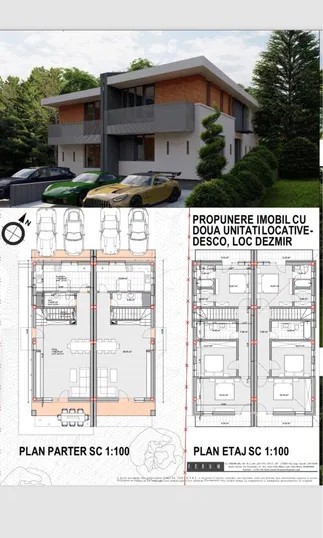 Duplex deosebit, Dezmir, Zona Rezidentiala 