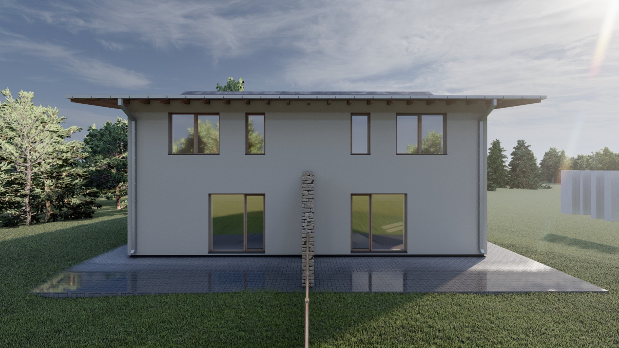 Duplex de vânzare, 120mp utili, 550mp teren pe unitate