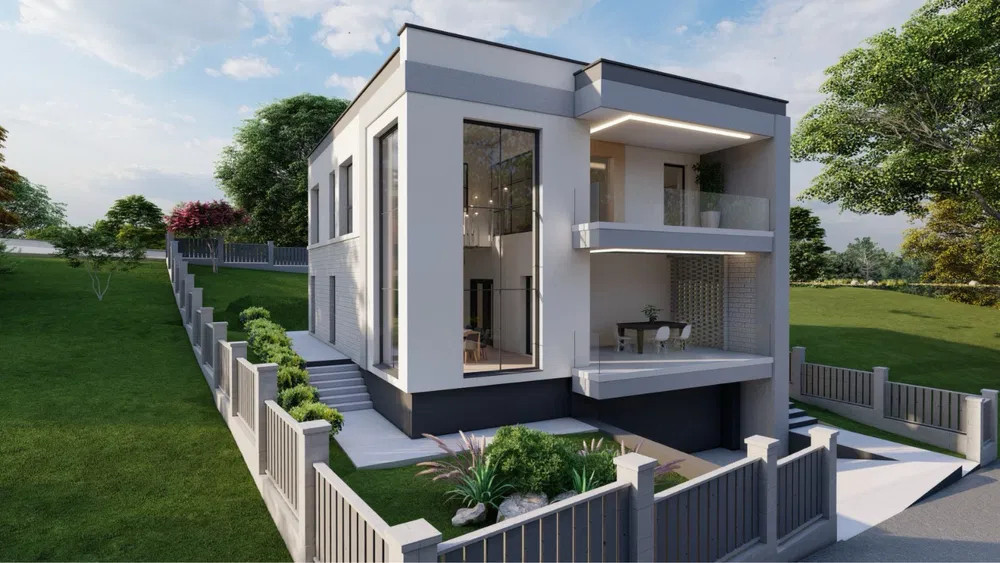 PROIECT EXCLUSIVIST! Casa Individuala cu garaj 225mp, teren 500mp