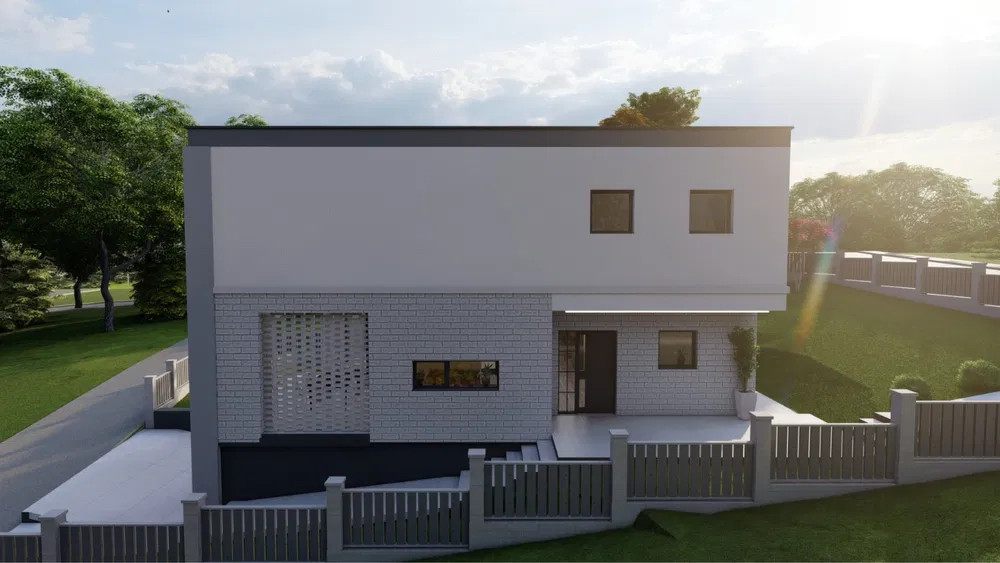 PROIECT EXCLUSIVIST! Casa Individuala cu garaj 225mp, teren 500mp