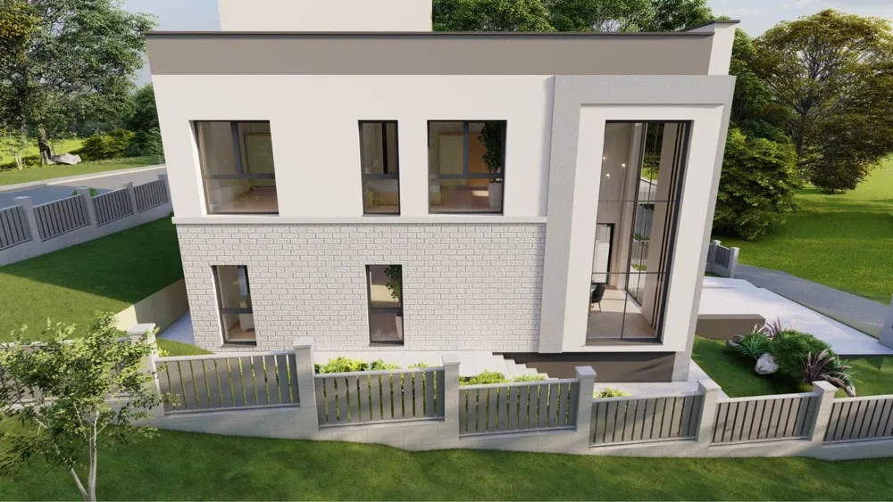 PROIECT EXCLUSIVIST! Casa Individuala cu garaj 225mp, teren 500mp